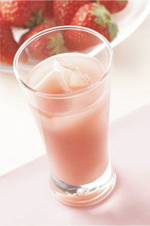 いちごのお酒 マッコリ割り